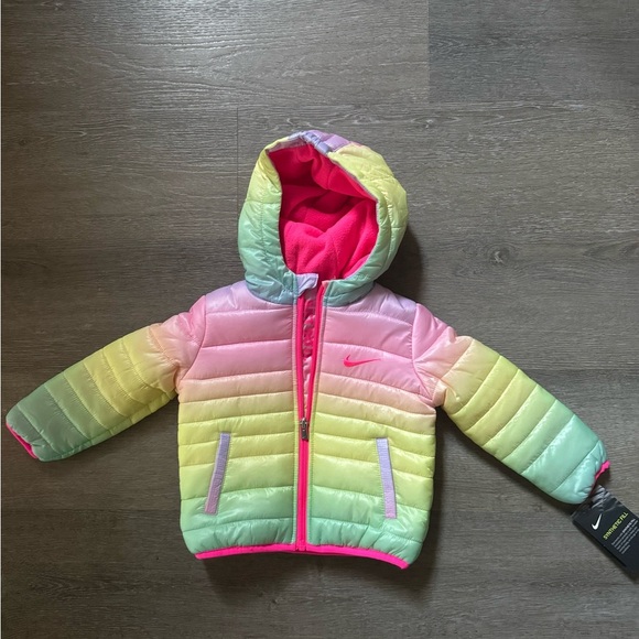 Nike Rainbow Puffer Jacket - Picture 3 of 7